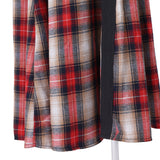 ネルチェックサイドラインスカート