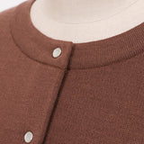 スムースドットボタンカーディガン