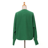 ウールカシミヤドルマンニット