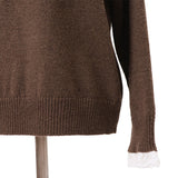 オリジナルタムレース付Vニット