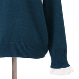 オリジナルタムレース付Vニット