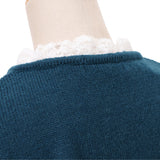 オリジナルタムレース付Vニット