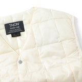 TAION Vネックダウンベスト