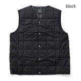 TAION Vネックダウンベスト