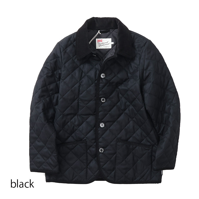 Traditional Weatherwear キルティング コート ブラック Traditional Weatherwear キルティングウールアウター – Mitsumine