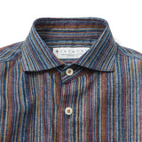 マルチストライプリラックスシャツ【Made in Japan】