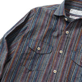 マルチストライプリラックスシャツ【Made in Japan】