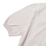 GRAN SASSO 半袖ジャガードクルーネックニット【Made in Italy】