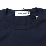 GRAN SASSO 半袖クルーネックニット【Made in Italy】