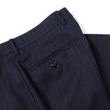 ゼニア”ISLAND FLEECE”ピンストライプスーツ【Made in Japan】