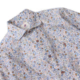 総柄プリントワイドカラーシャツ【Made in Japan】