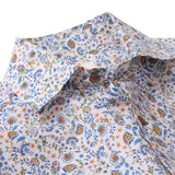 総柄プリントワイドカラーシャツ【Made in Japan】