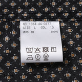 総柄プリントワイドカラーシャツ【Made in Japan】