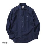 総柄プリントワイドカラーシャツ【Made in Japan】