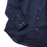 総柄プリントワイドカラーシャツ【Made in Japan】