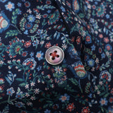 総柄プリントワイドカラーシャツ【Made in Japan】