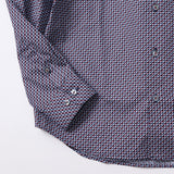 総柄プリントワイドカラーシャツ【Made in Japan】