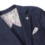 カラミ織り無地ストレッチジャケット