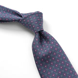 【Seaward & Stearn】マイクロフラワーネクタイ【Made in GBR】