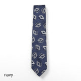 【FRANCO BASSI】ダブルダイヤ小紋ネクタイ【Made in Italy】