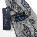 【FRANCO BASSI】ペイズリーネクタイ【Made in Italy】