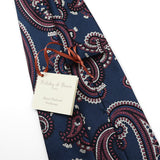 【Holliday&Brown】カラーペイズリーネクタイ【Made in Italy】