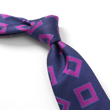 【Seaward & Stearn】スクエア小紋ネクタイ【Made in GBR】