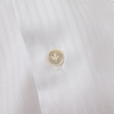 100双織ストライプセミワイドシャツ【Made in Japan】