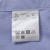 100双ストライプセミワイドシャツ【Made in Japan】