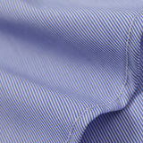 100双ストライプセミワイドシャツ【Made in Japan】