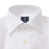 幾何学織りストライプセミワイドシャツ【Made in Japan】