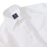 織りストライプセミワイドシャツ【Made in Japan】