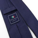 ソリッドジャガードネクタイ【Made in Italy】
