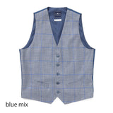 ロロピアーナスラブチェックベスト【Made in Japan】