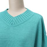 10G成型Vネックニット