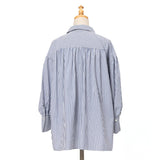 ロンストボリューム袖シャツ