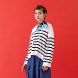 スラブスキッパーボーダーニット