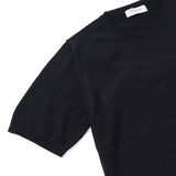 MOONCASTLE 半袖クルーネックニット【Made in JAPAN】
