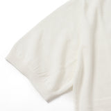 MOONCASTLE 半袖モックネックニット【Made in JAPAN】
