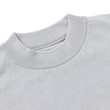 MOONCASTLE 半袖モックネックニット【Made in JAPAN】
