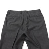 ピン無地SUPER100’sパンツ(ノータック)【Made in Japan】