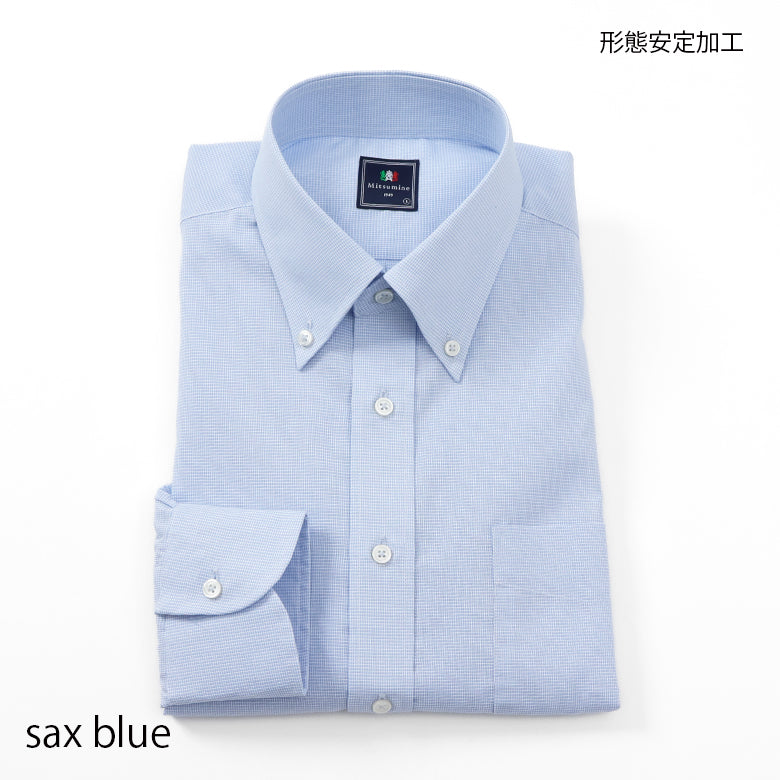 マイクロチェックボタンダウンシャツ【Made in Japan】 – Mitsumine