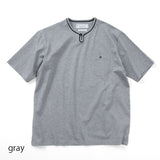 フロントループボタン付きTシャツ【Made in Japan】