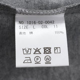 フロントループボタン付きTシャツ【Made in Japan】