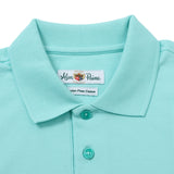 ALAN PAINE ピケ半袖ポロシャツ【Made in Japan】