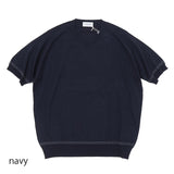 JOHN SMEDLEY 半袖ライン入ニット【Made in GBR】