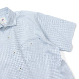 総柄プリントワイドカラーシャツ【Made in Japan】