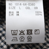 サマーウェーブチェックボタンダウンシャツ【Made in Japan】