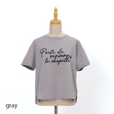 かすれフロッキーロゴTシャツ