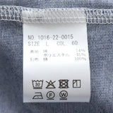 リーフ柄プリントカノコ前開きポロシャツ【Made in Japan】